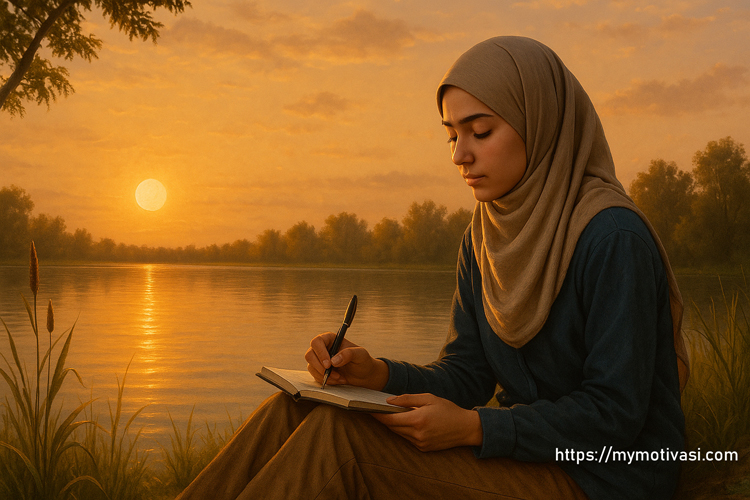 Ilustrasi niat ikhlas dan strategi kehidupan berkat